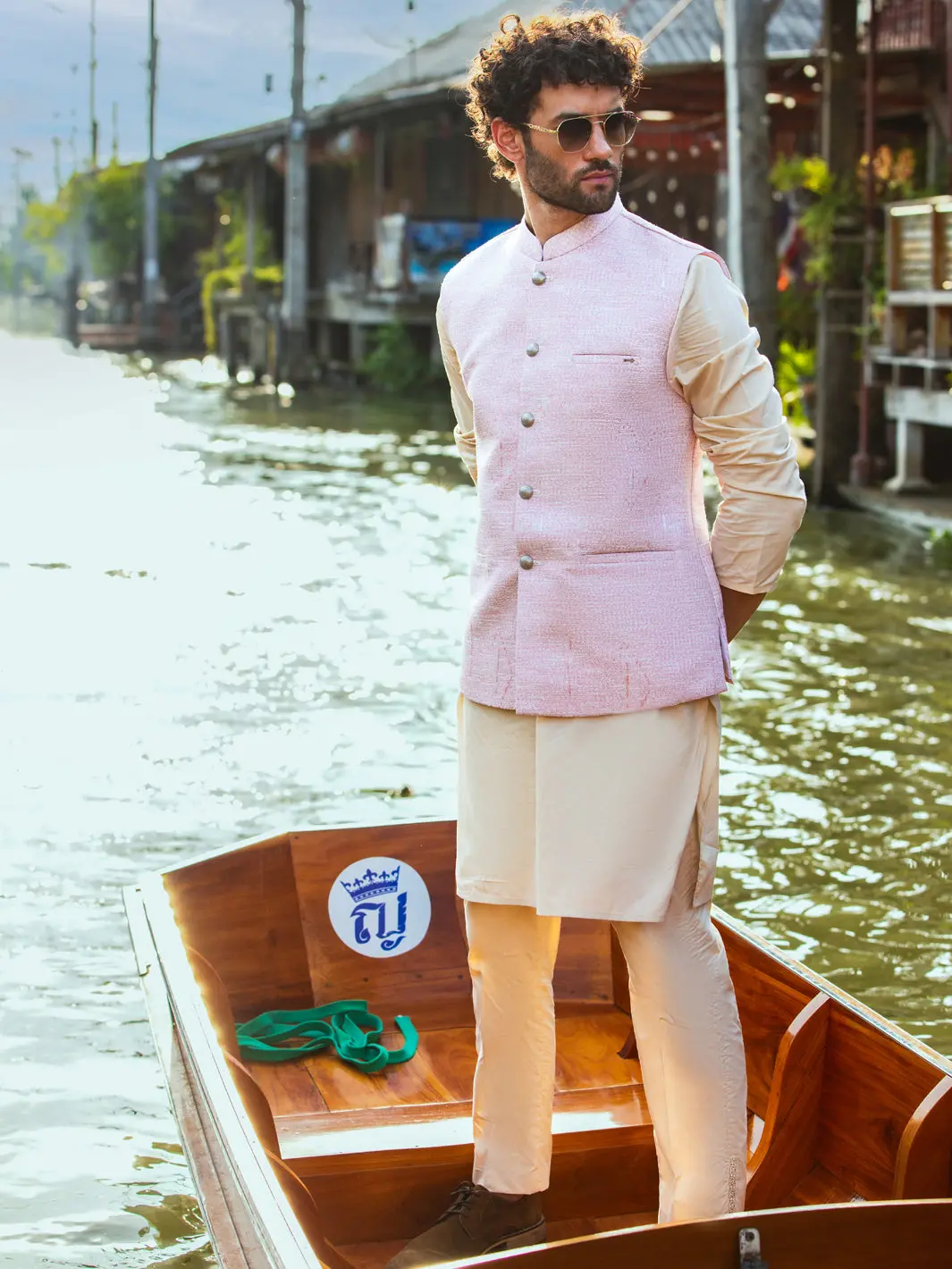 Pink Blended Waistcoat - Al-Wc-526 1