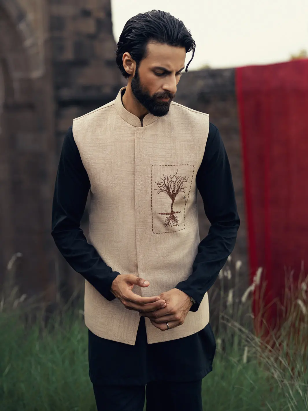 Beige Waistcoat - Al-Wc-596A 1