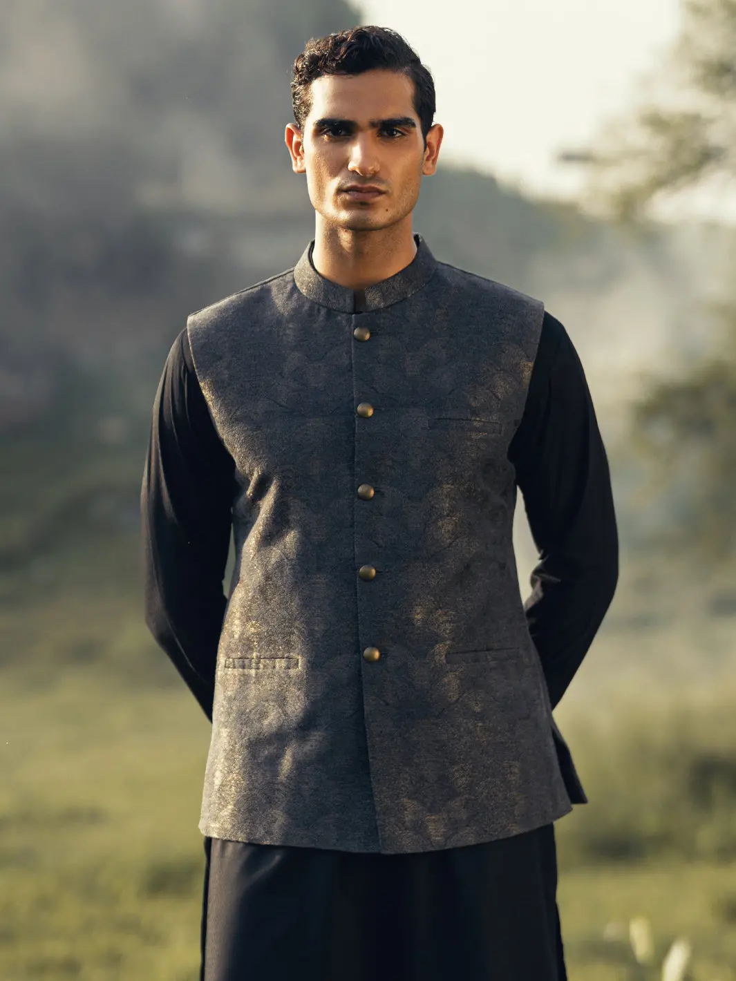 Dark Grey Formal Waistcoat - Al-Wc-605 1