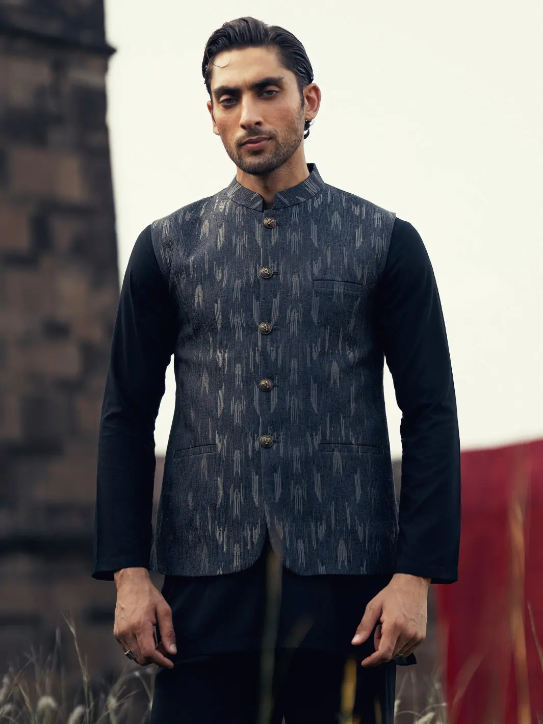 Charcoal Grey Formal Waistcoat - Al-Wc-606 1
