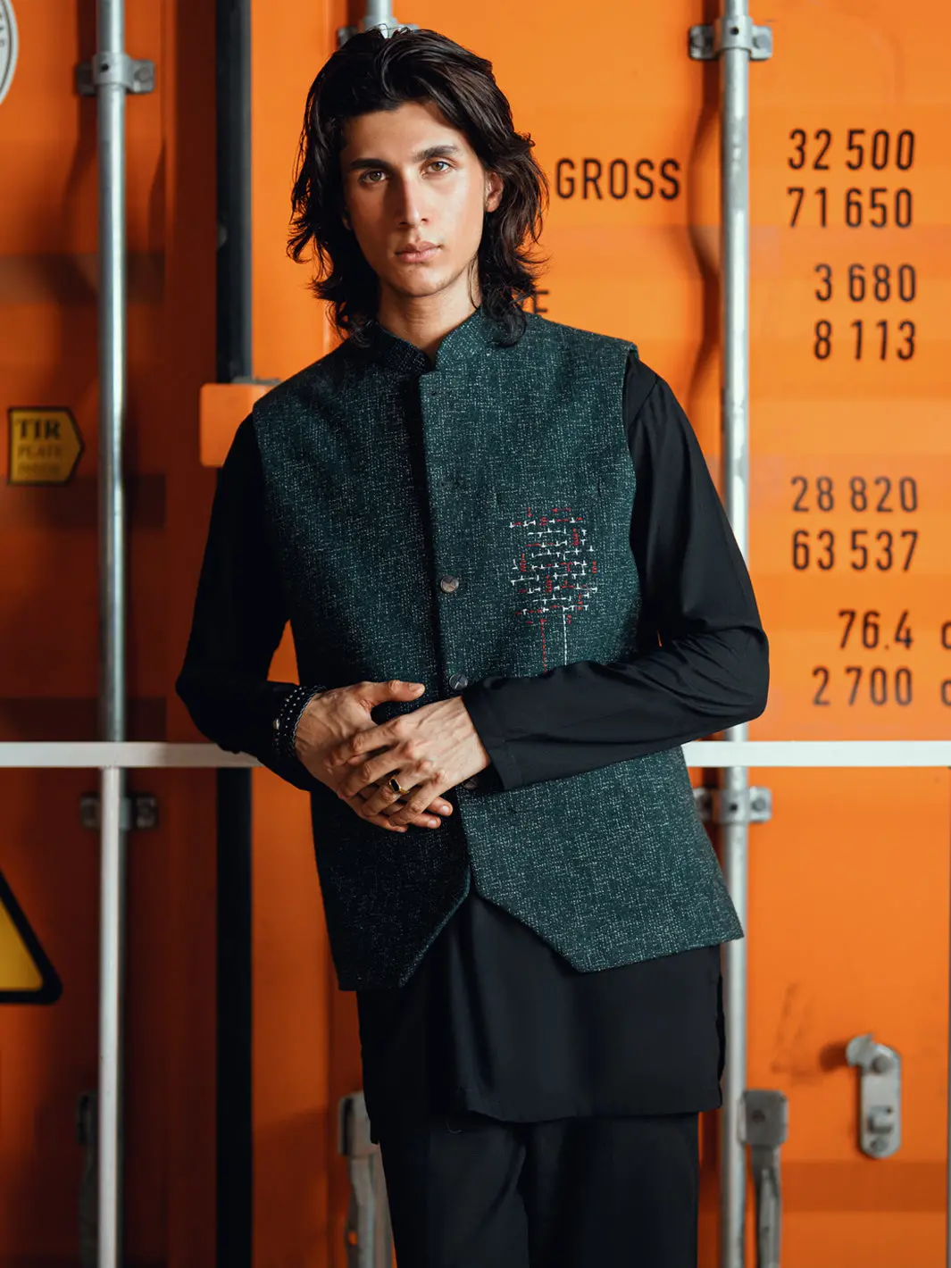 Green Formal Waistcoat - Al-Wc-607 1