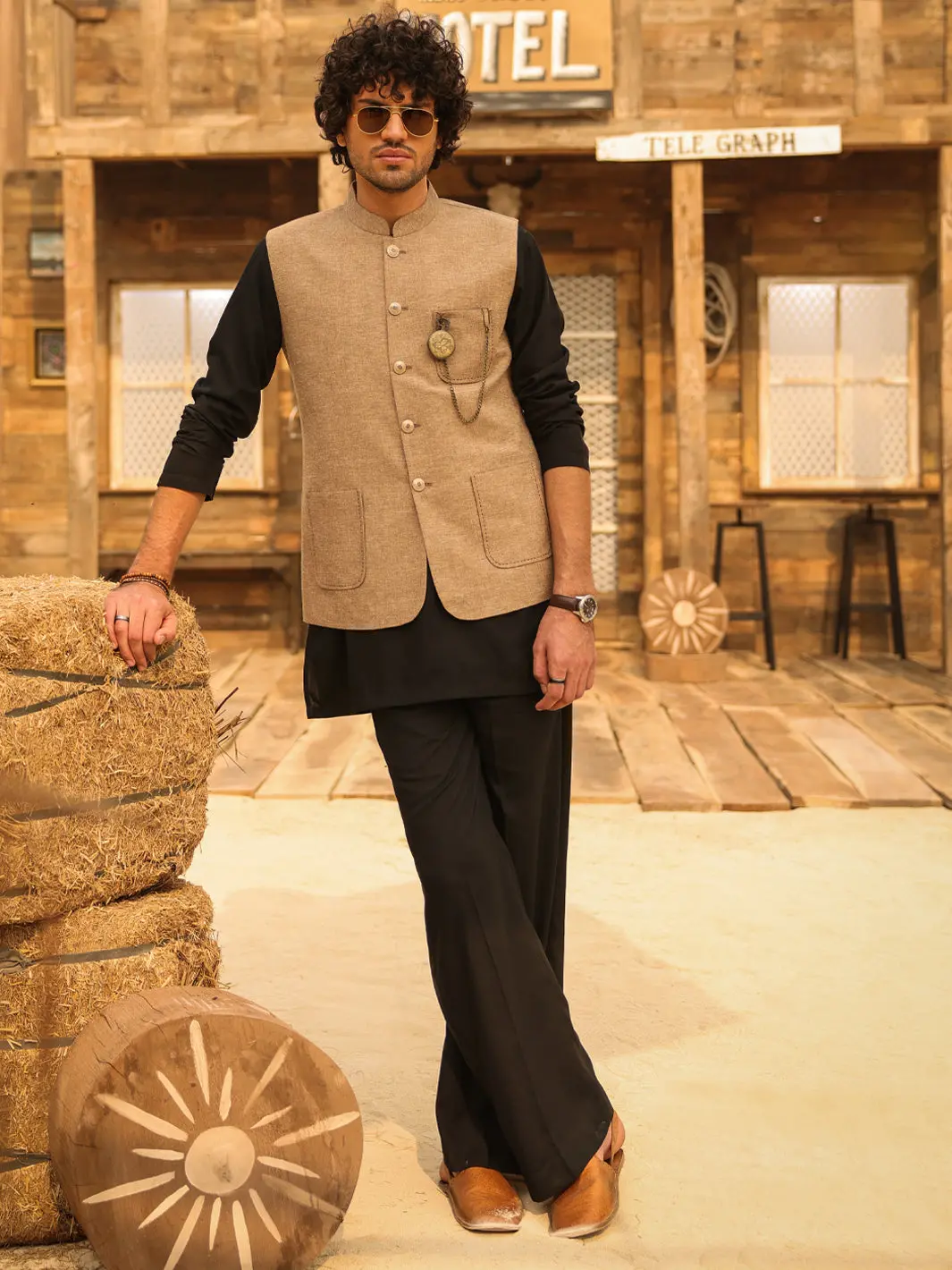 Fawn Waistcoat - Al-Wc-631 1