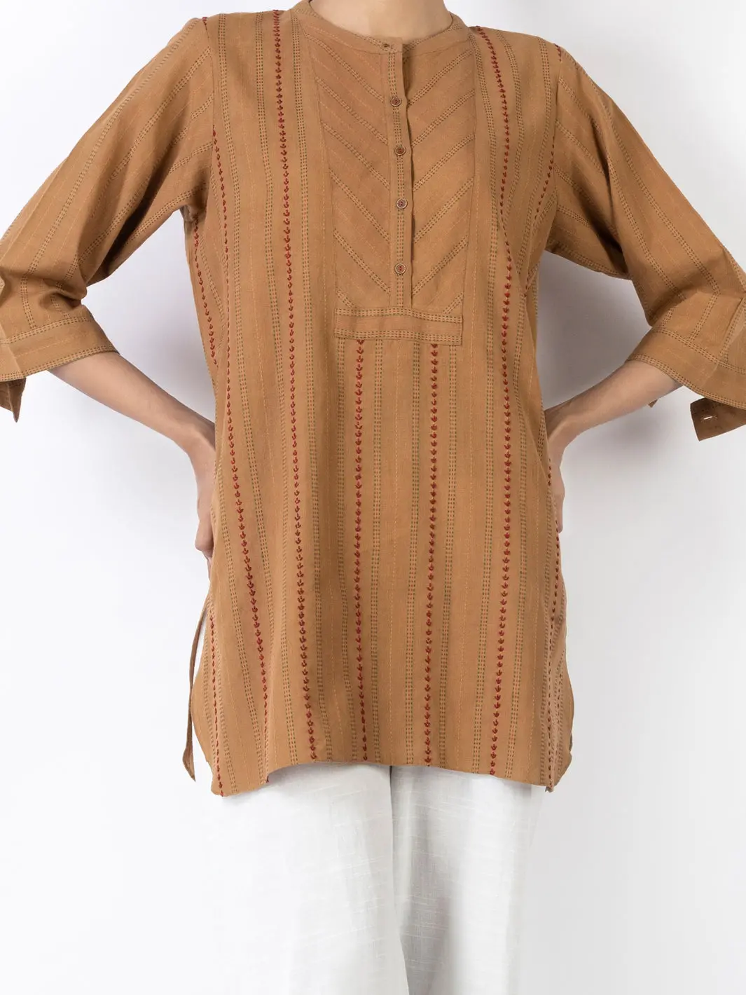 Brown Kurti - Alcr-Lk-1031 1
