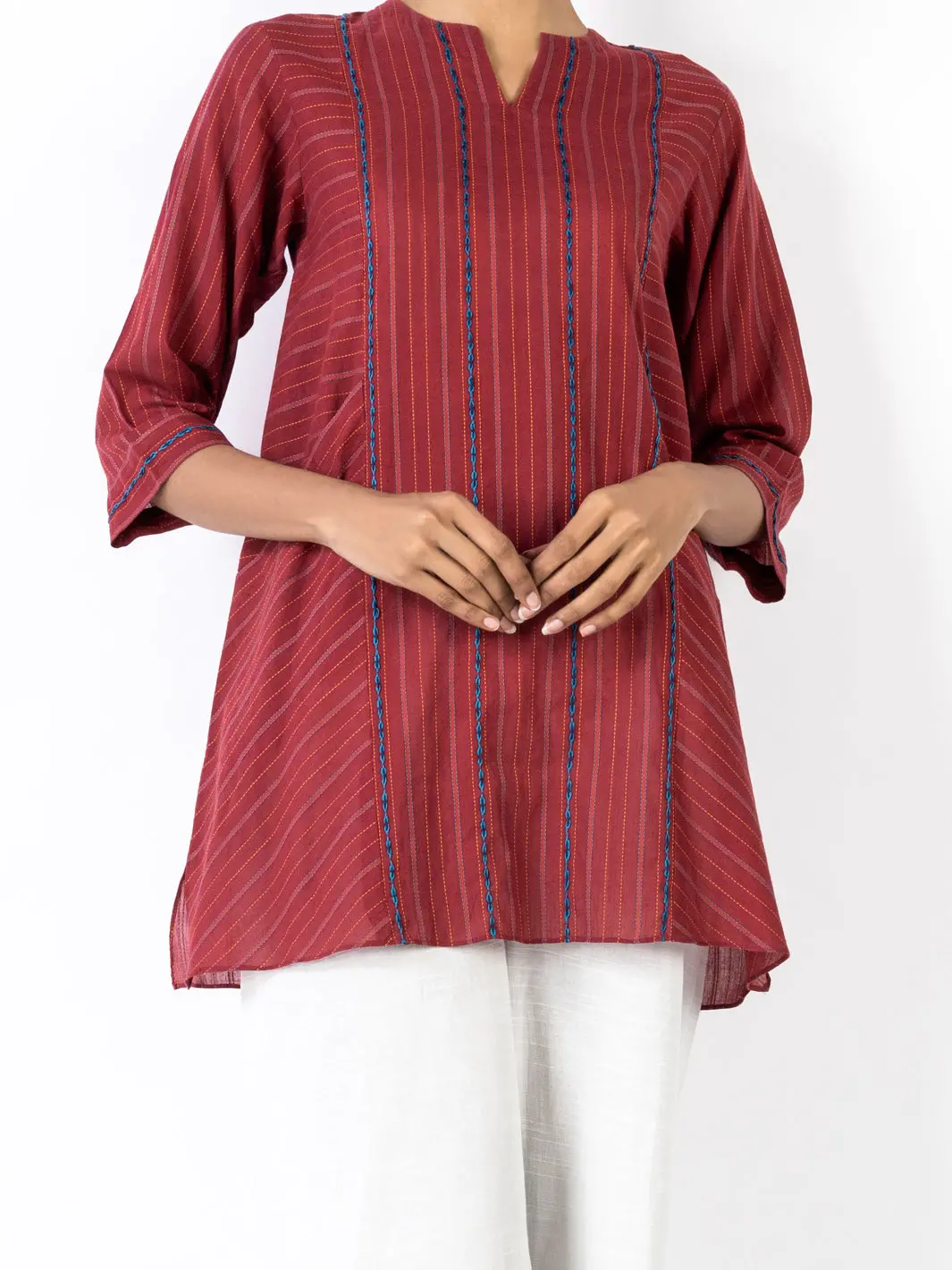 Red Kurti - Alcr-Lk-1032 1