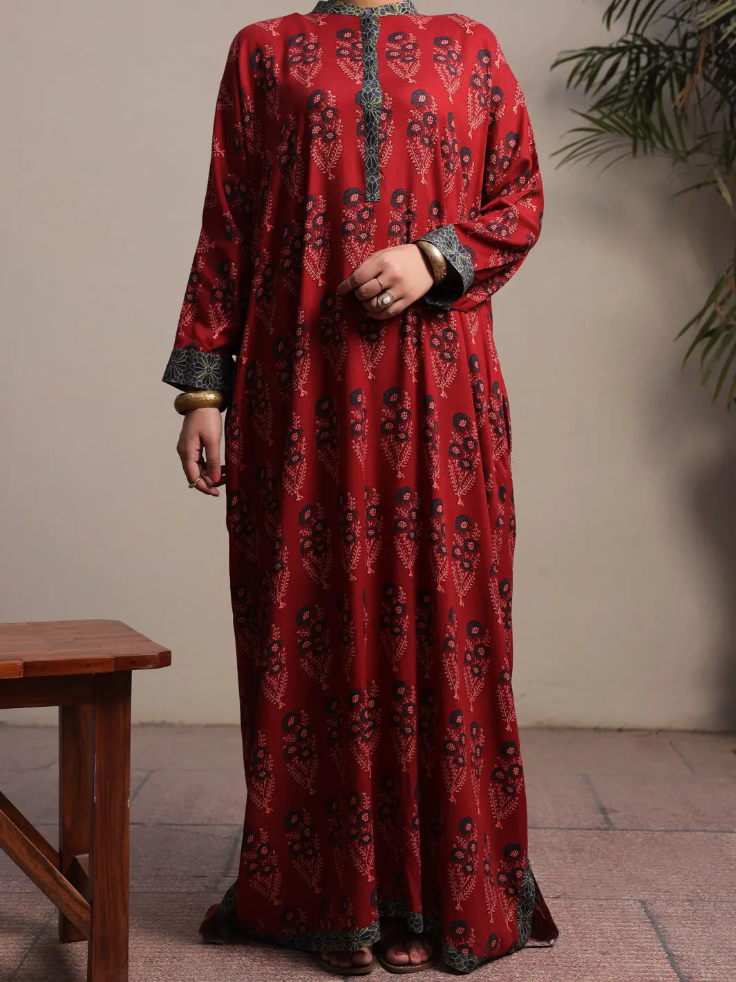 Maroon Kurti - Alcr-Lk-1058 1