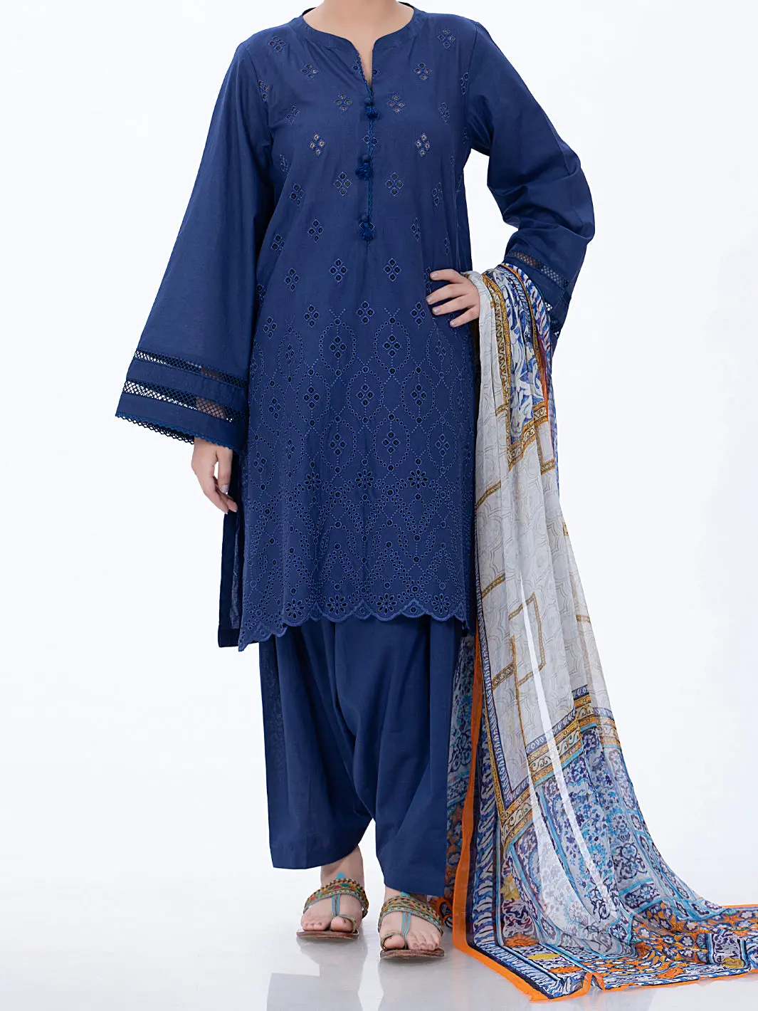 Blue Lawn 3Pc Unstitched - Alp-3Ps-1314 1