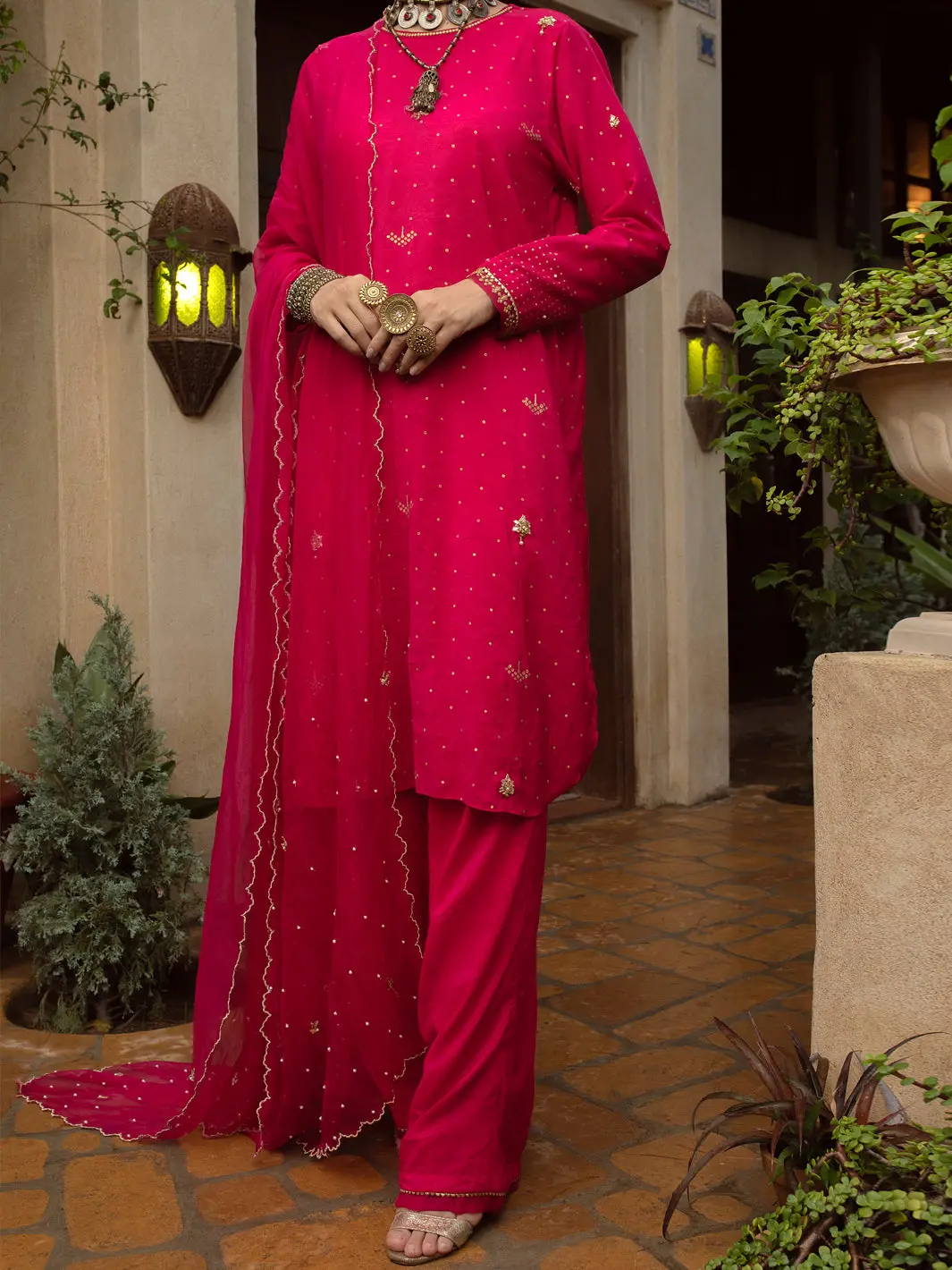 Pink 3Pc Unstitched - Alp-3Ps-1397 1