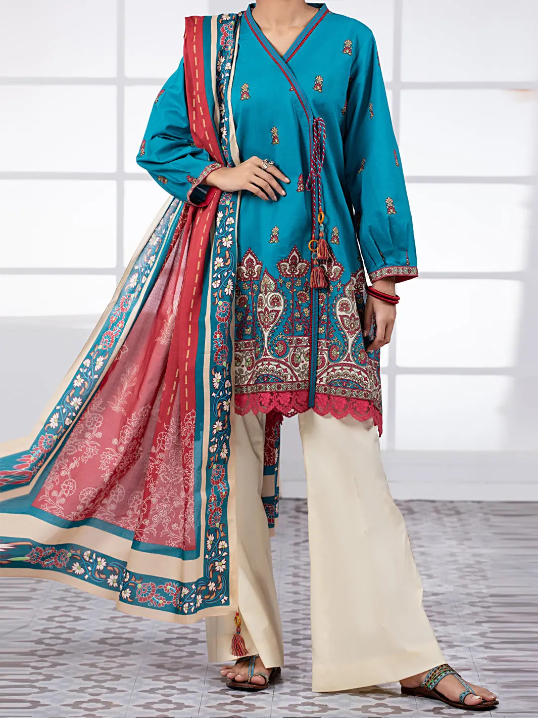 Ferozi Lawn 3Pc Unstitched - Alp-3Ps-1495 1