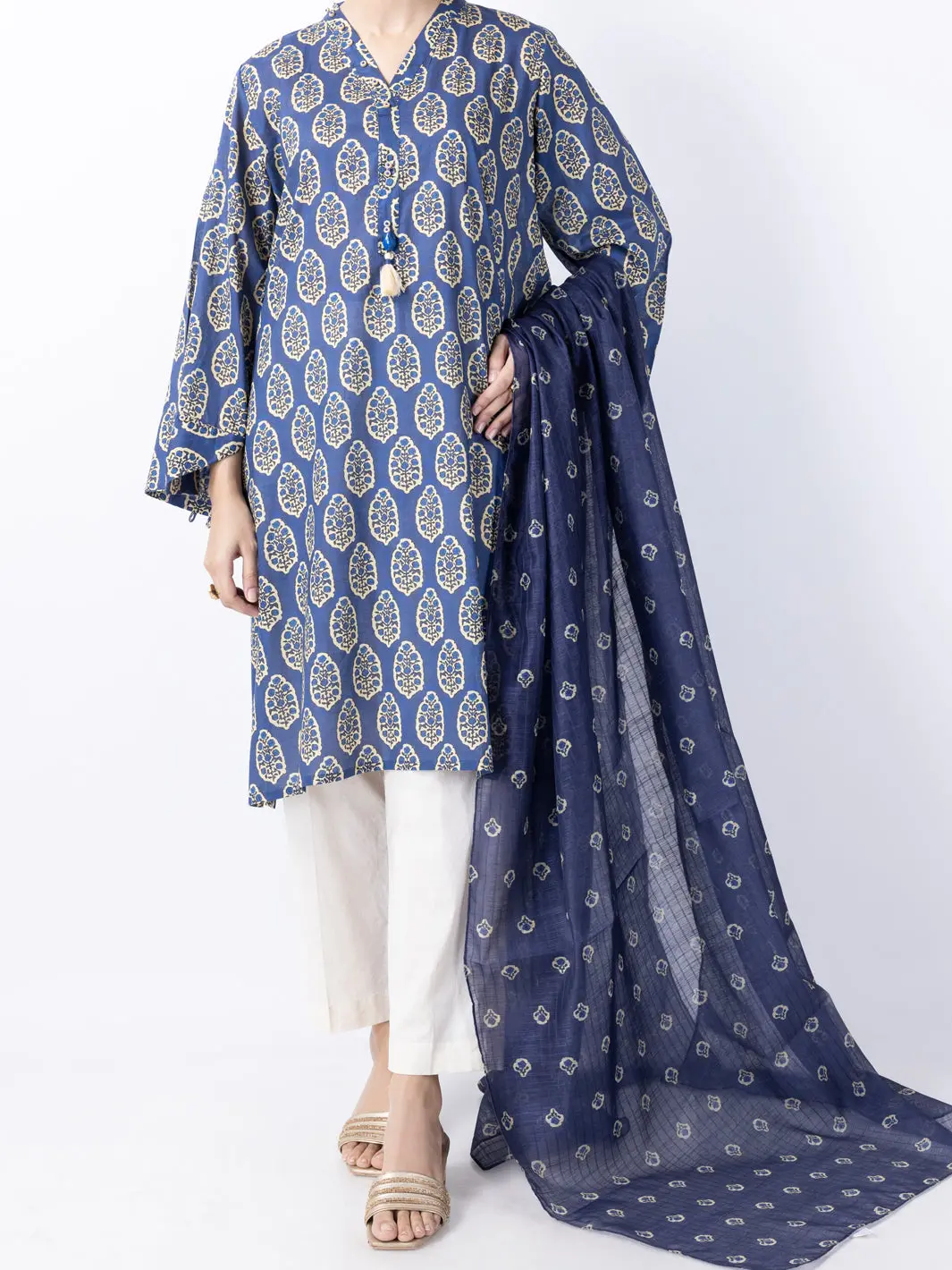 Blue Lawn 2Pc Stitched - Alp-2Ps-Lkd-1744 1