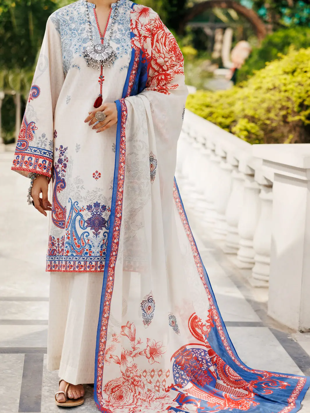 Beige Lawn 3Pc Stitched - Alp-3Ps-2118 1