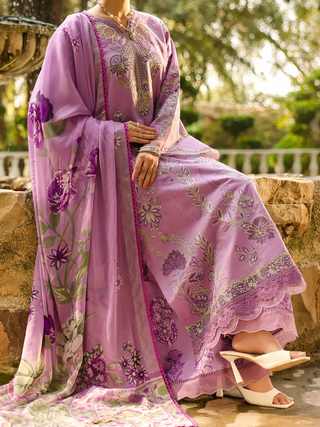 Purple Lawn Stitched 3Pc - Alp-3Ps-2376 1