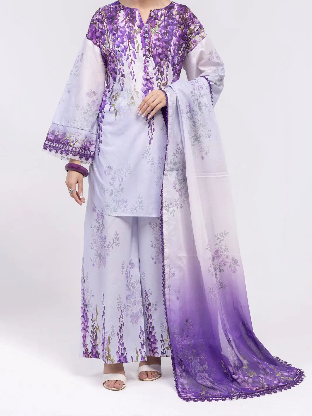 Purple Lawn 3Pc Unstitched - Alp-3Ps-2435 1