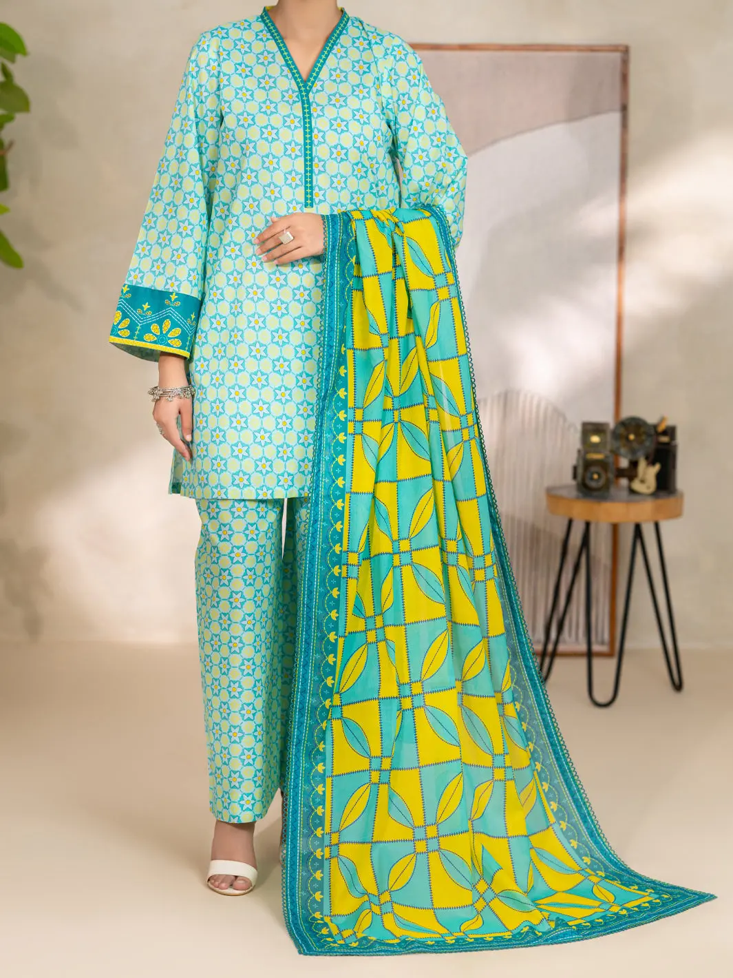 Purple Lawn Unstitched 3Pc - Alp-3Ps-2682 1