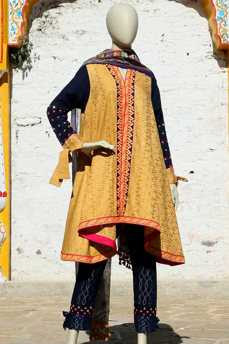 Yellow 3Pc Stitched - Alp-349 1