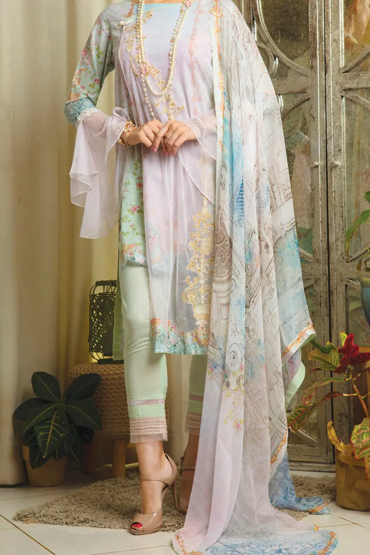 Aqua 3Pc Stitched - Alp-3Ps-556 1