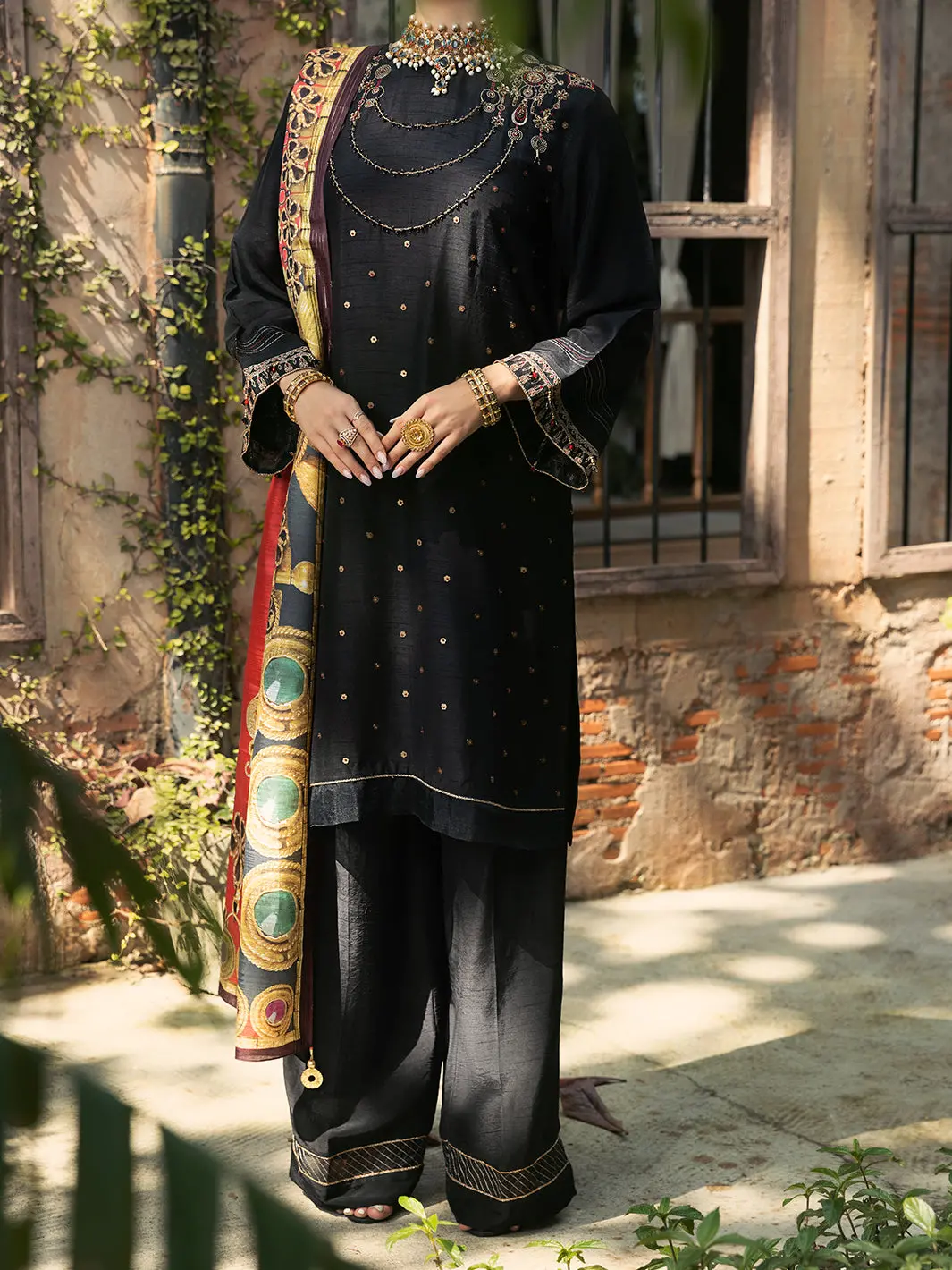 Black 3Pc Stitched - Alp-3Ps-430 1
