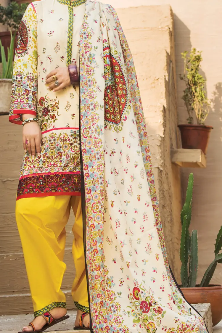 Natural Lawn 3Pc Stitched - Alp-443 1