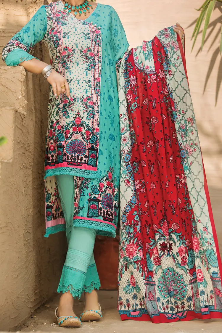 Creamy Yellow Lawn 3Pc Stitched - Alp-444 1
