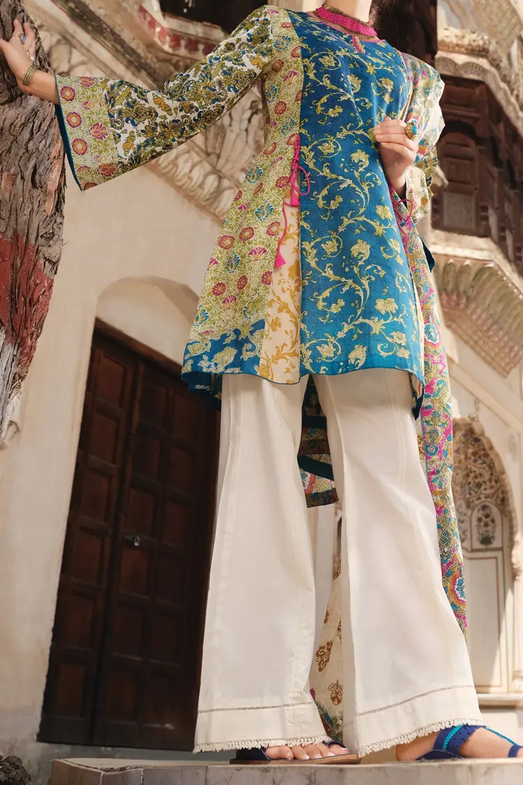 Beige Lawn 3Pc Unstitched - Alp-720 1