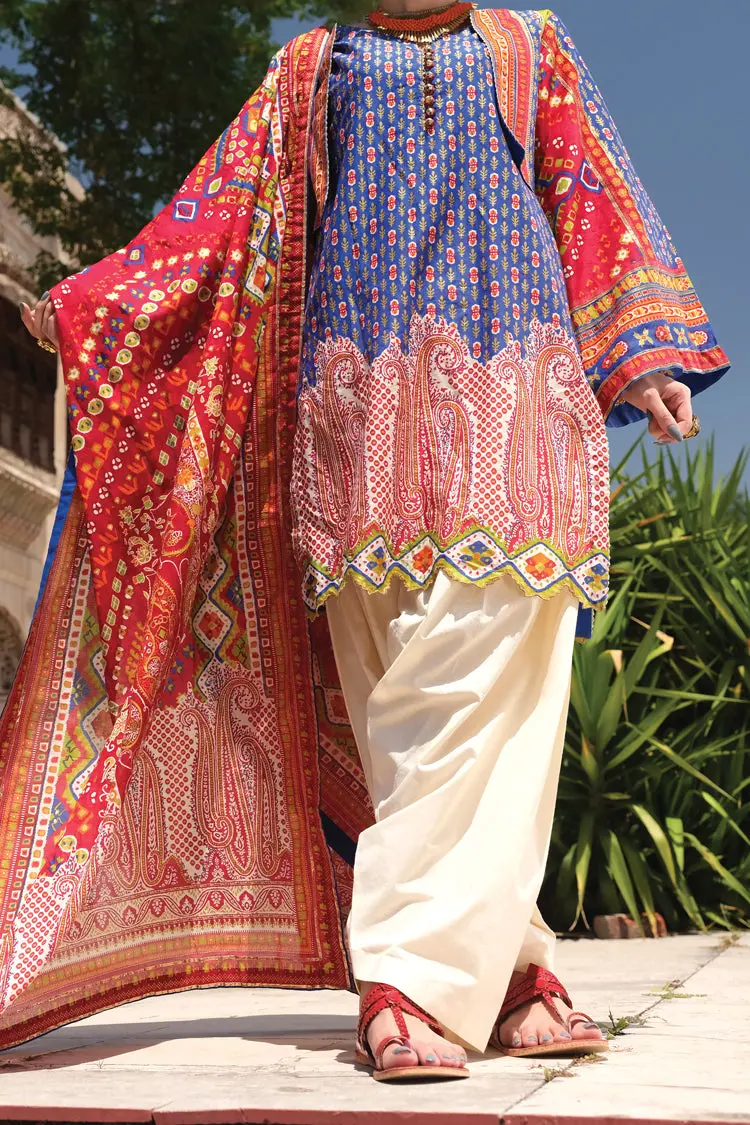 Maroon Lawn 3Pc Unstitched - Alp-722 1