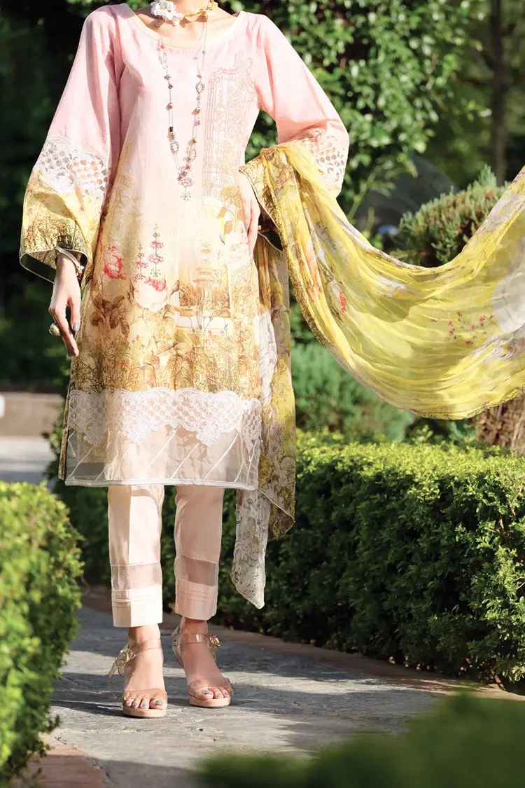 Pink Lawn 3Pc Stitched - Alp-735 1