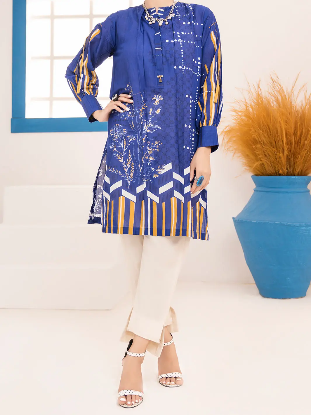 Blue Lawn Tunic - Alp-Lk-1015 1