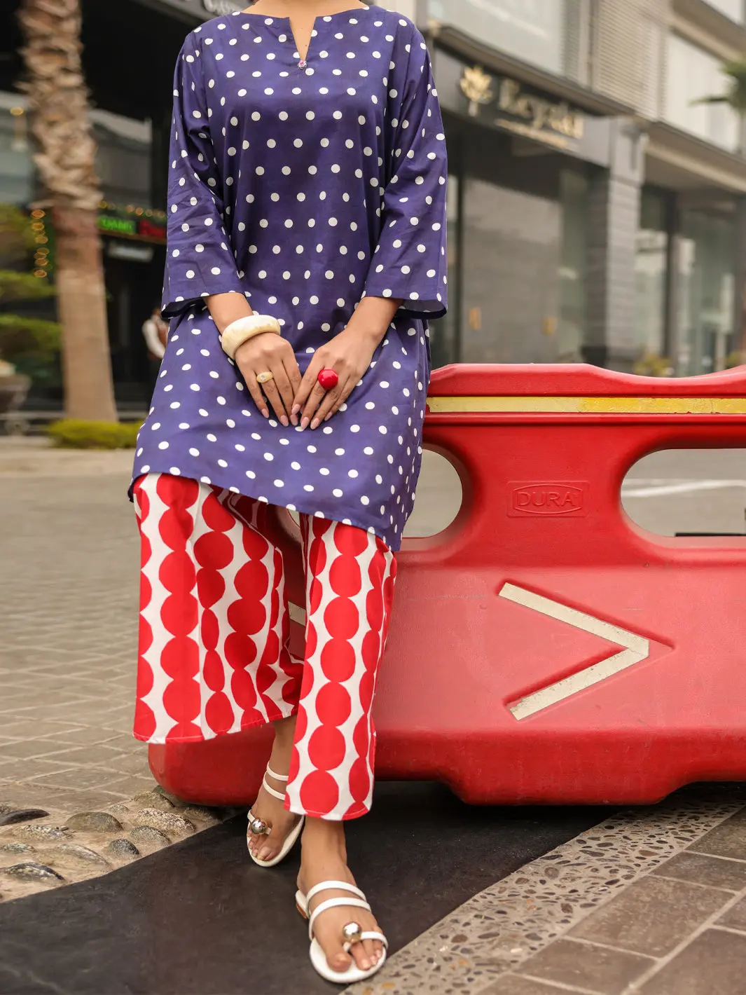 Blue Lawn Kurti - Alp-Slk-2546 1