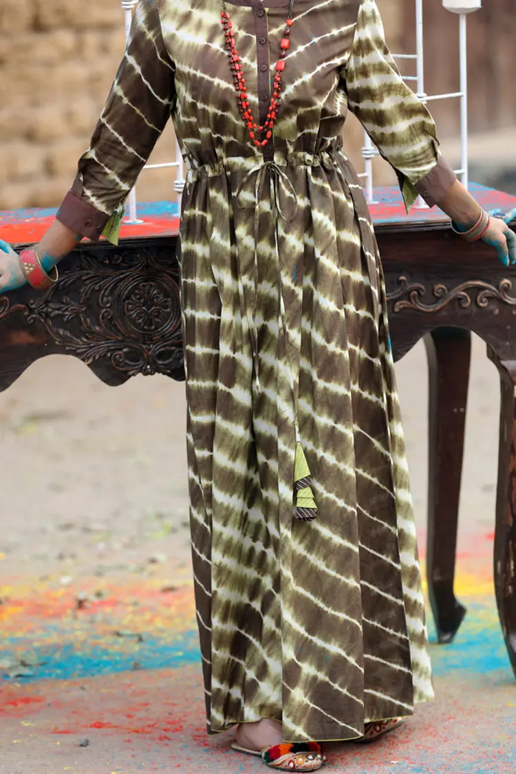Brown Jacquard Tunic - Alp-Lk-504 1