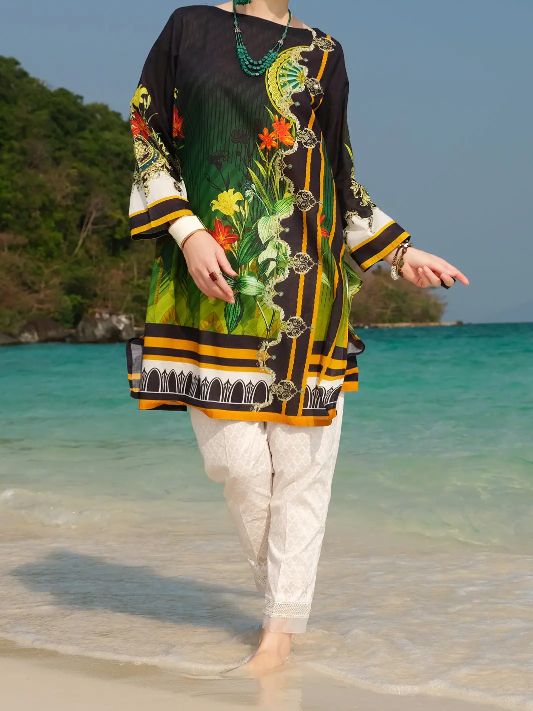 Green Lawn Tunic - Alp-Lk-670 1
