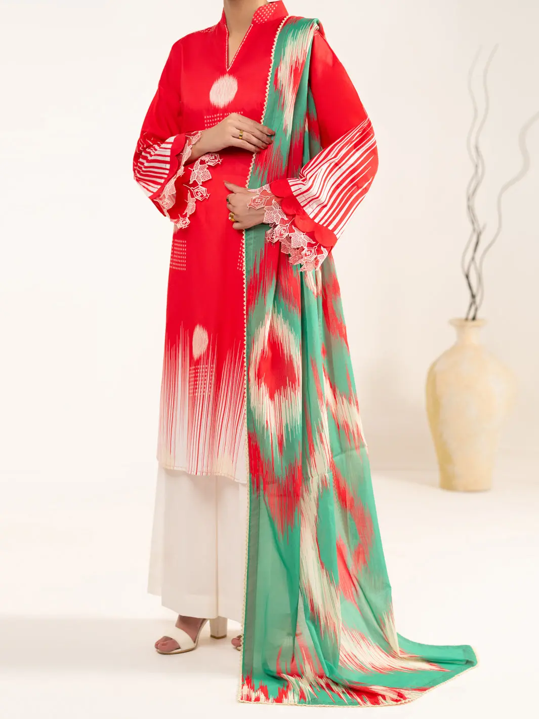 Pink Lawn Stitched 2Pc - Alp-2Ps-Lkd-2477 1