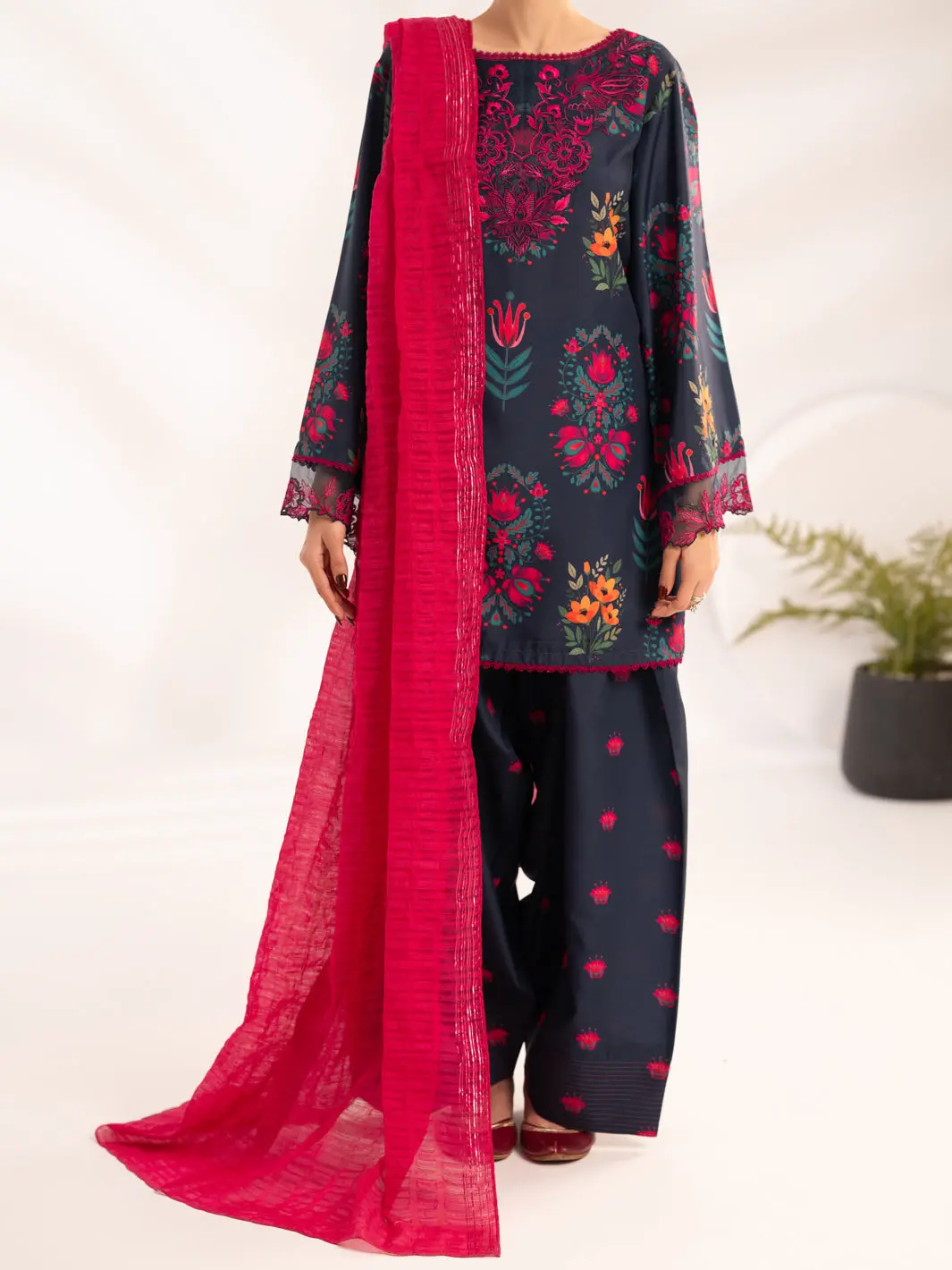 Blue Lawn Unstitched 3Pc - Alp-3Ps-2465 1