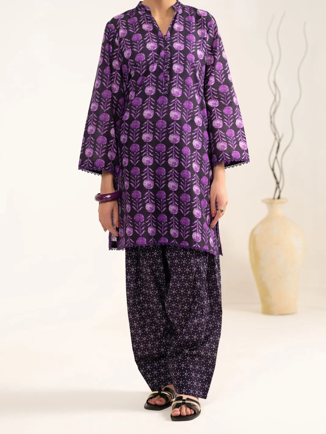 Purple Lawn 2Pc Stitched - Alp-2Ps-Lks-2480 1