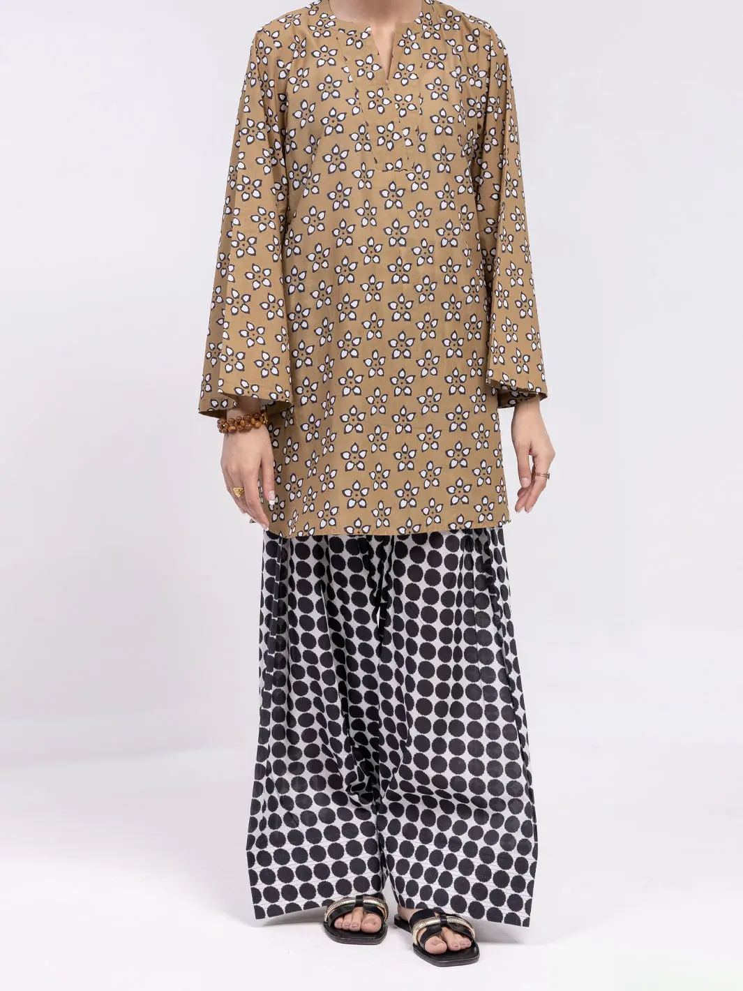 Mustard Lawn 2Pc Stitched - Alp-2Ps-Lks-2482 1