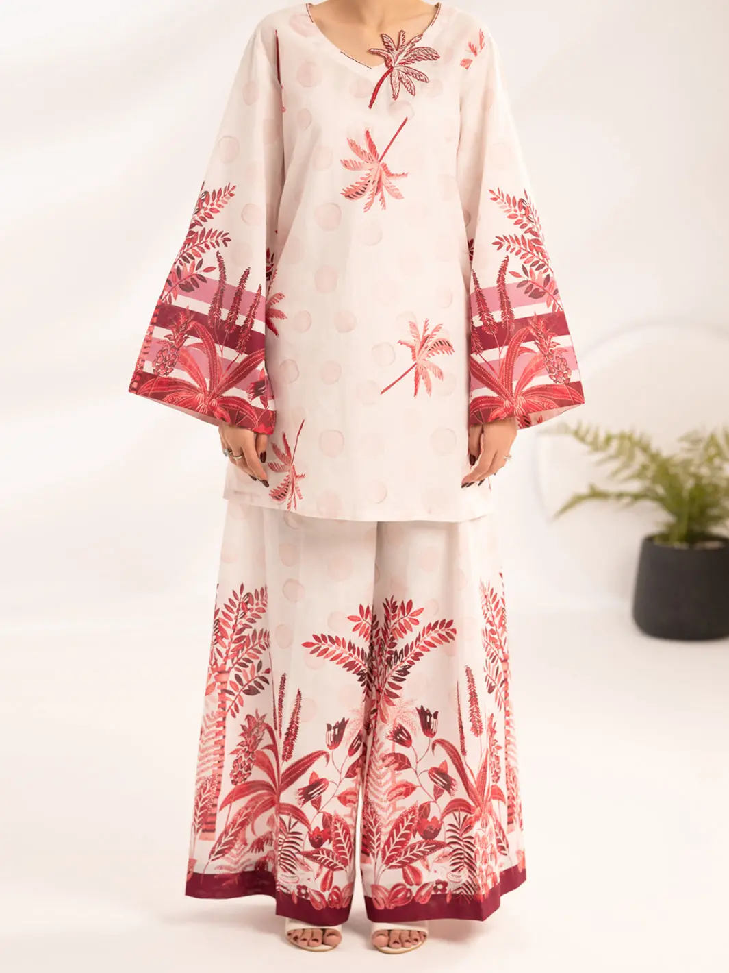 White Lawn 2Pc Stitched - Alp-2Ps-Lks-2485 1