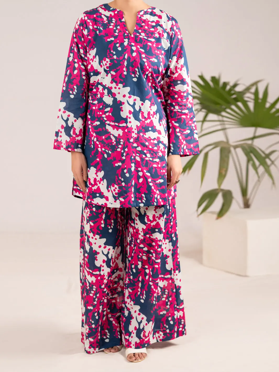 Blue Lawn Co-Ord Set - Alp-2Ps-Lks-2506 1
