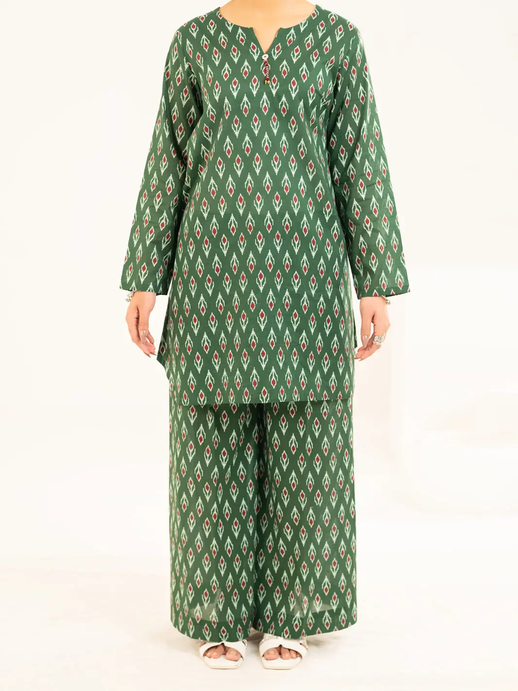 Green Lawn Co-Ord Set - Alp-2Ps-Slks-2513 1