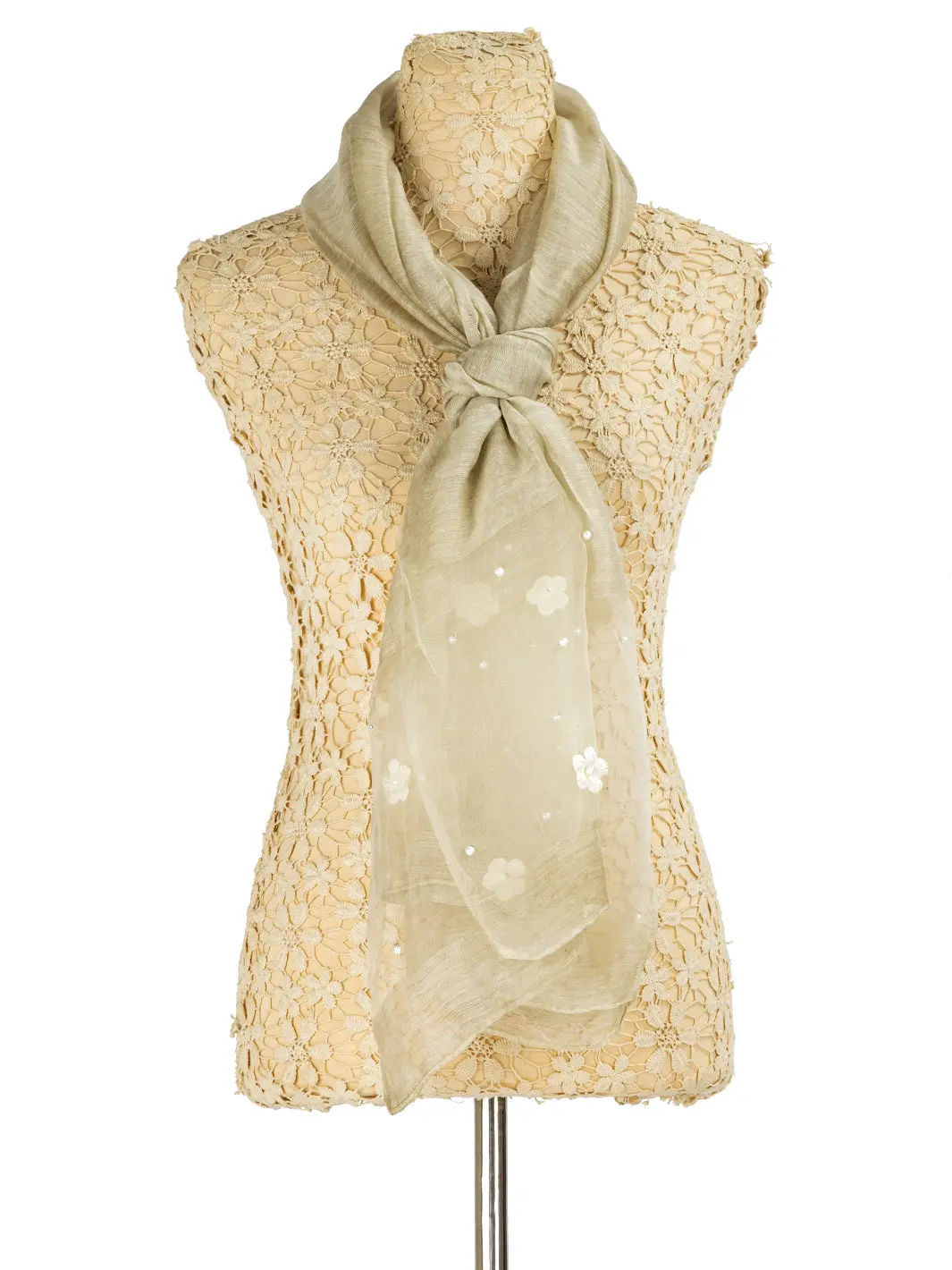 Beige Women Stole - St-S188a 1