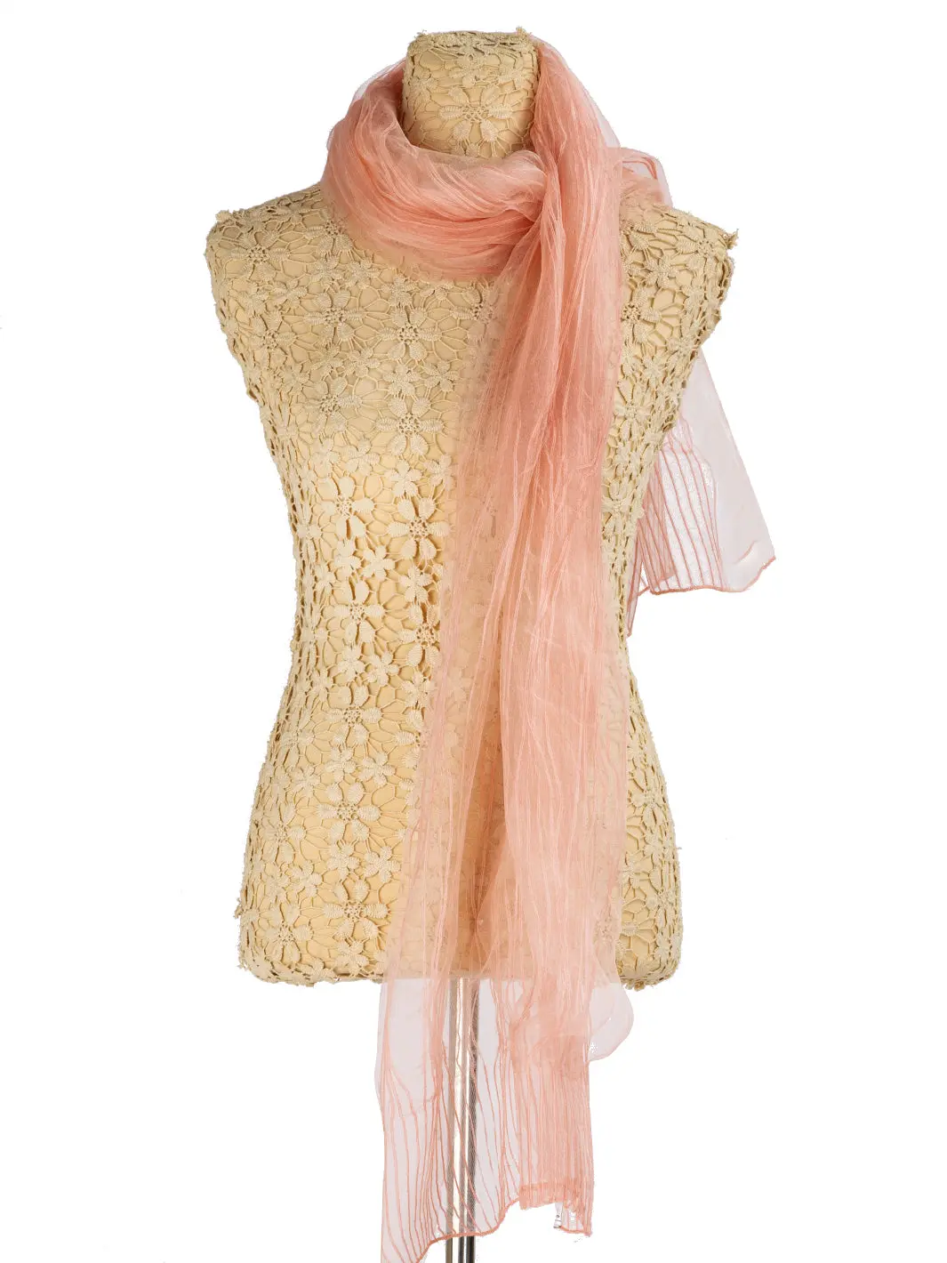 Peach Women Stole - St-S223a 1