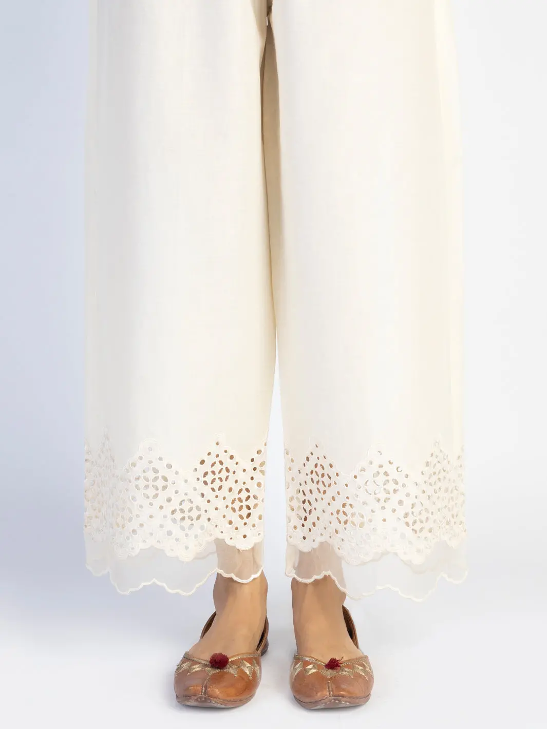 Off White Lawn Trouser - Al-T-584 1