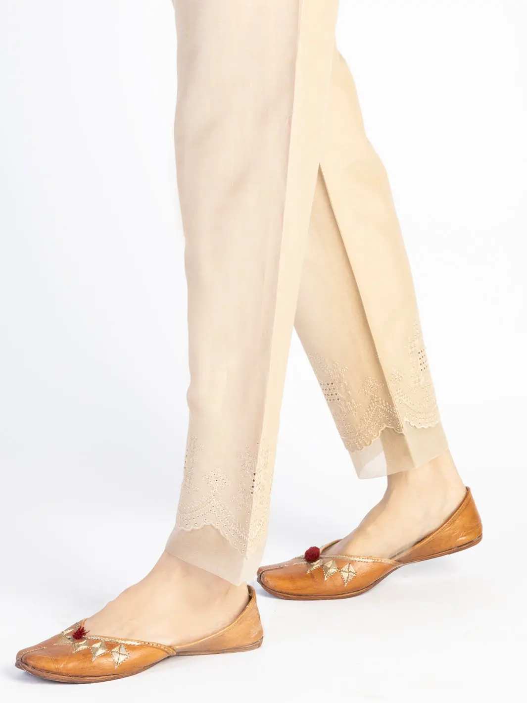 Beige Lawn Trouser - Al-T-585 1
