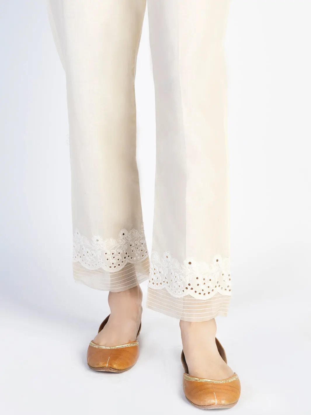 Off White Cambric Trouser - Al-T-586 1