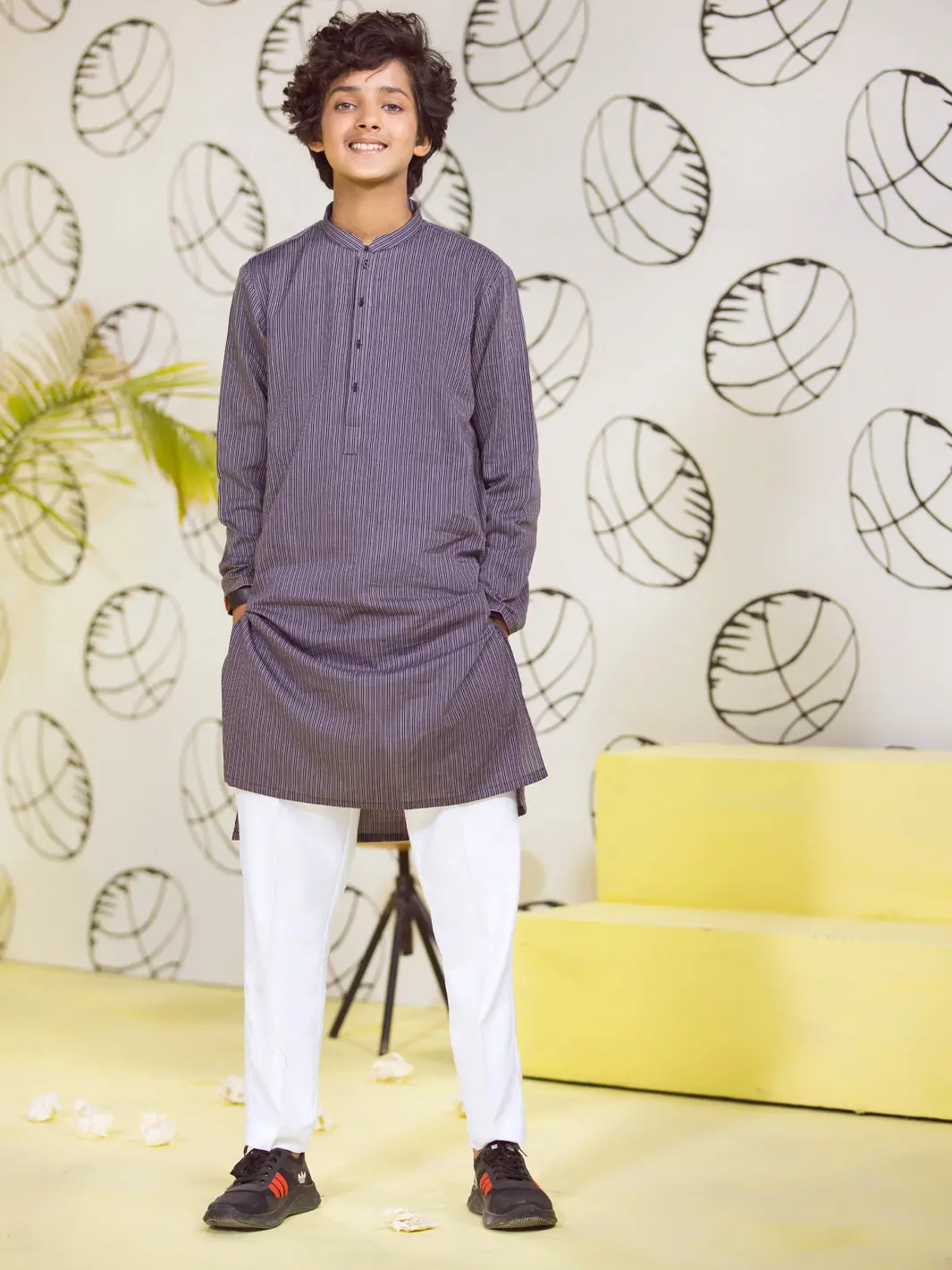 Grey Boy Kurta - Alt-K-004B 1