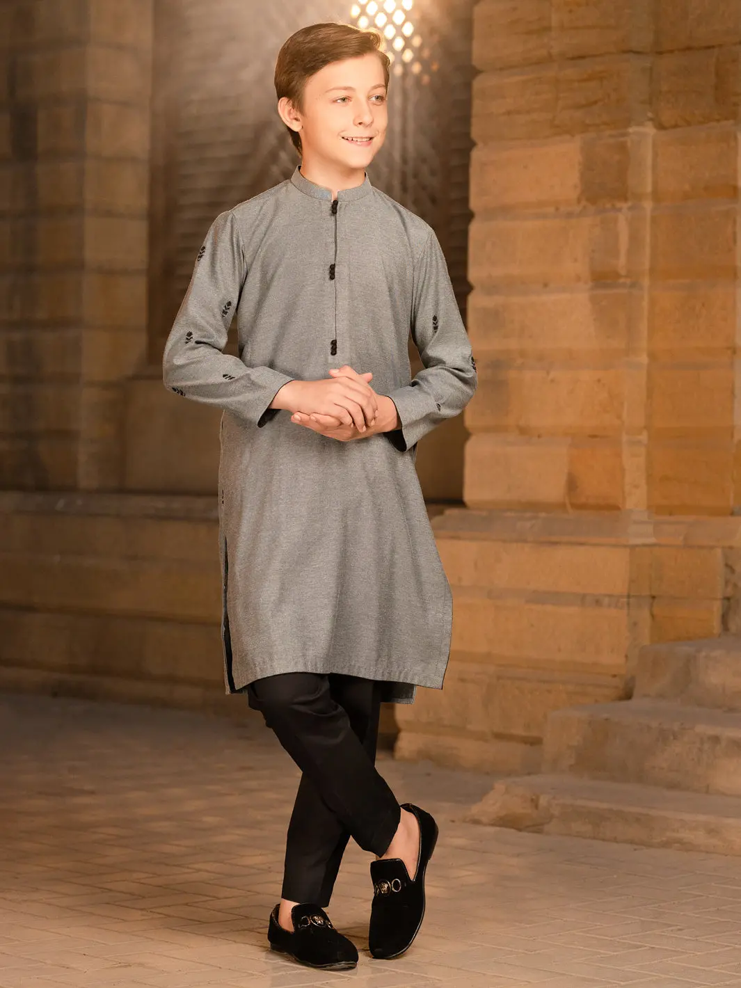 Grey Kurta - Alt-K-046A 1