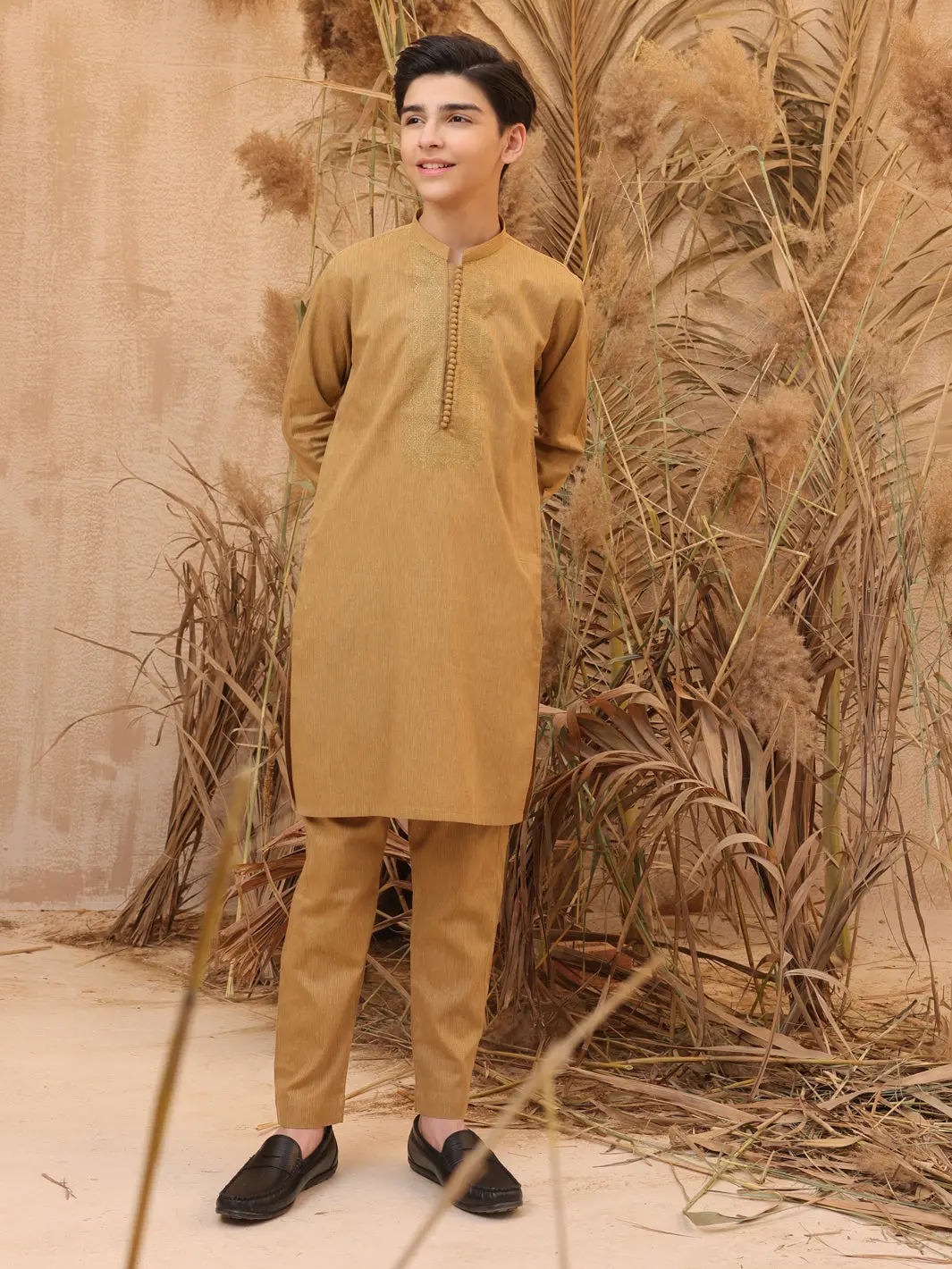 Mustard Blended Kurta Trouser - Alt-Kt-025 1