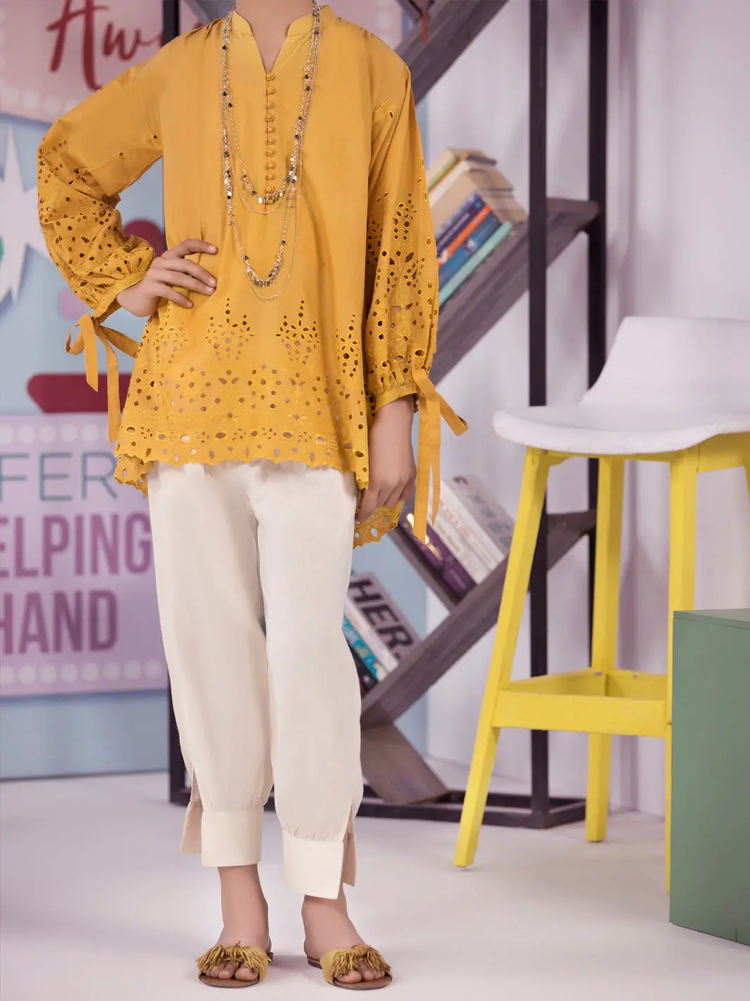 Mustard Kurti - Alt-Lk-1004 1