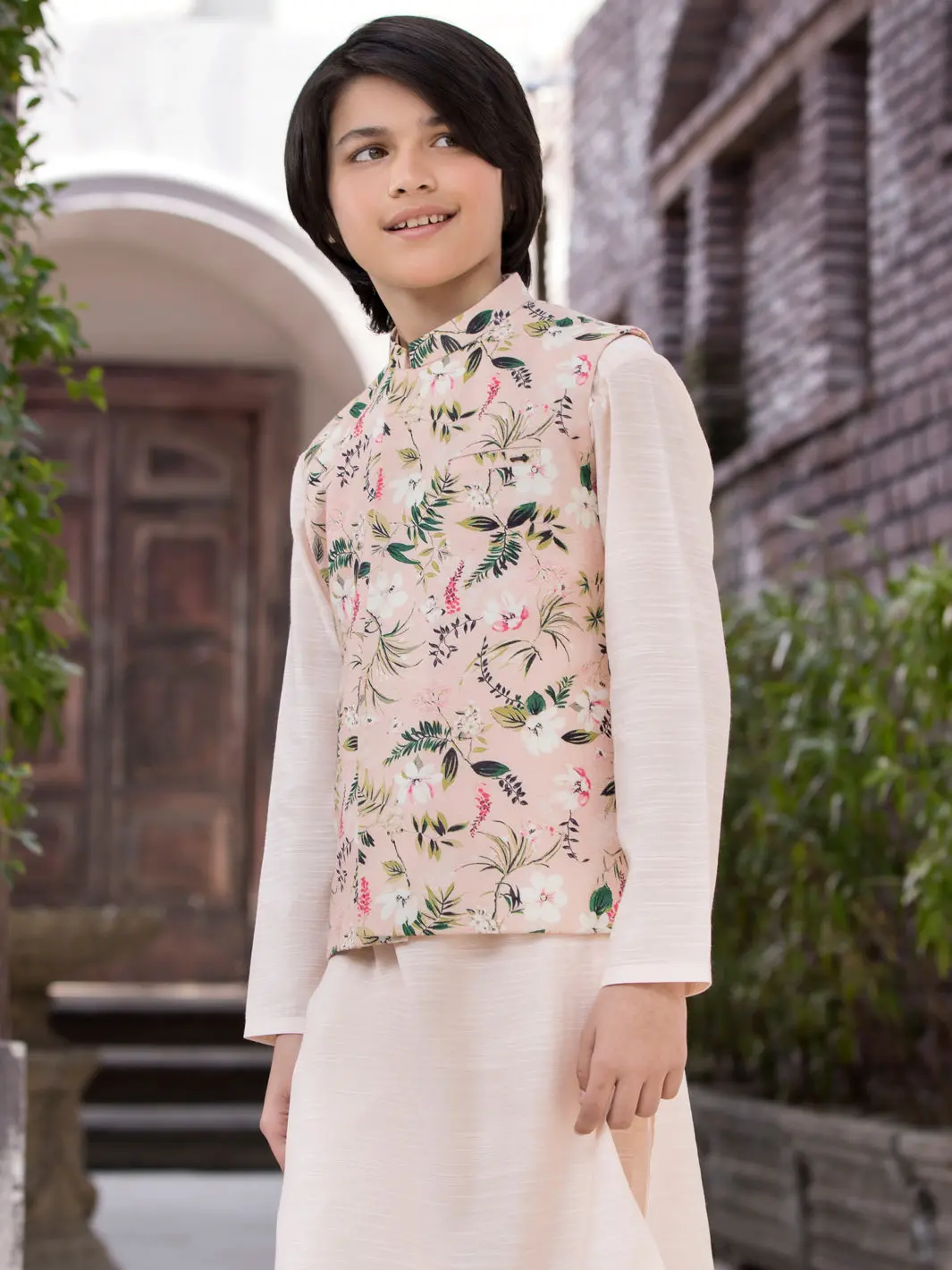 Pink Blended Boy Waistcoat - Alt-Wc-003 1