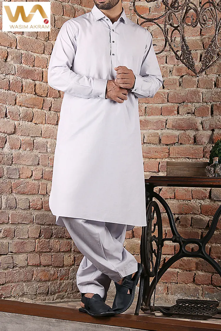 Grey Kameez Shalwar - Alwa-Ks-012 1