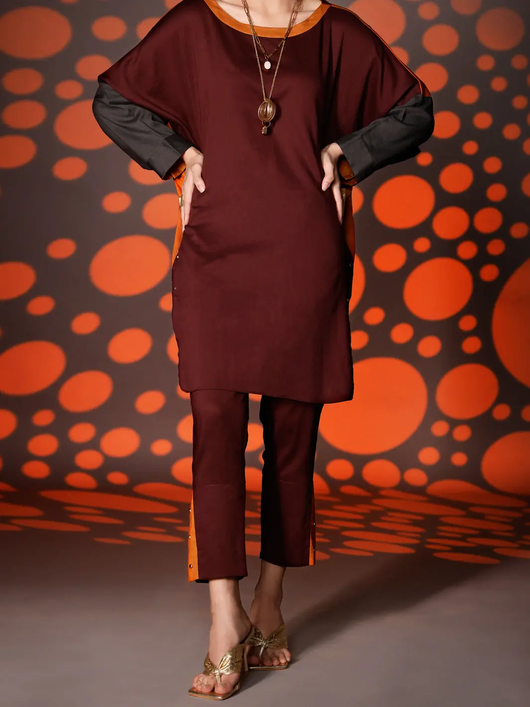 Maroon 2Pc Stitched - Awp-2Ps-308 1