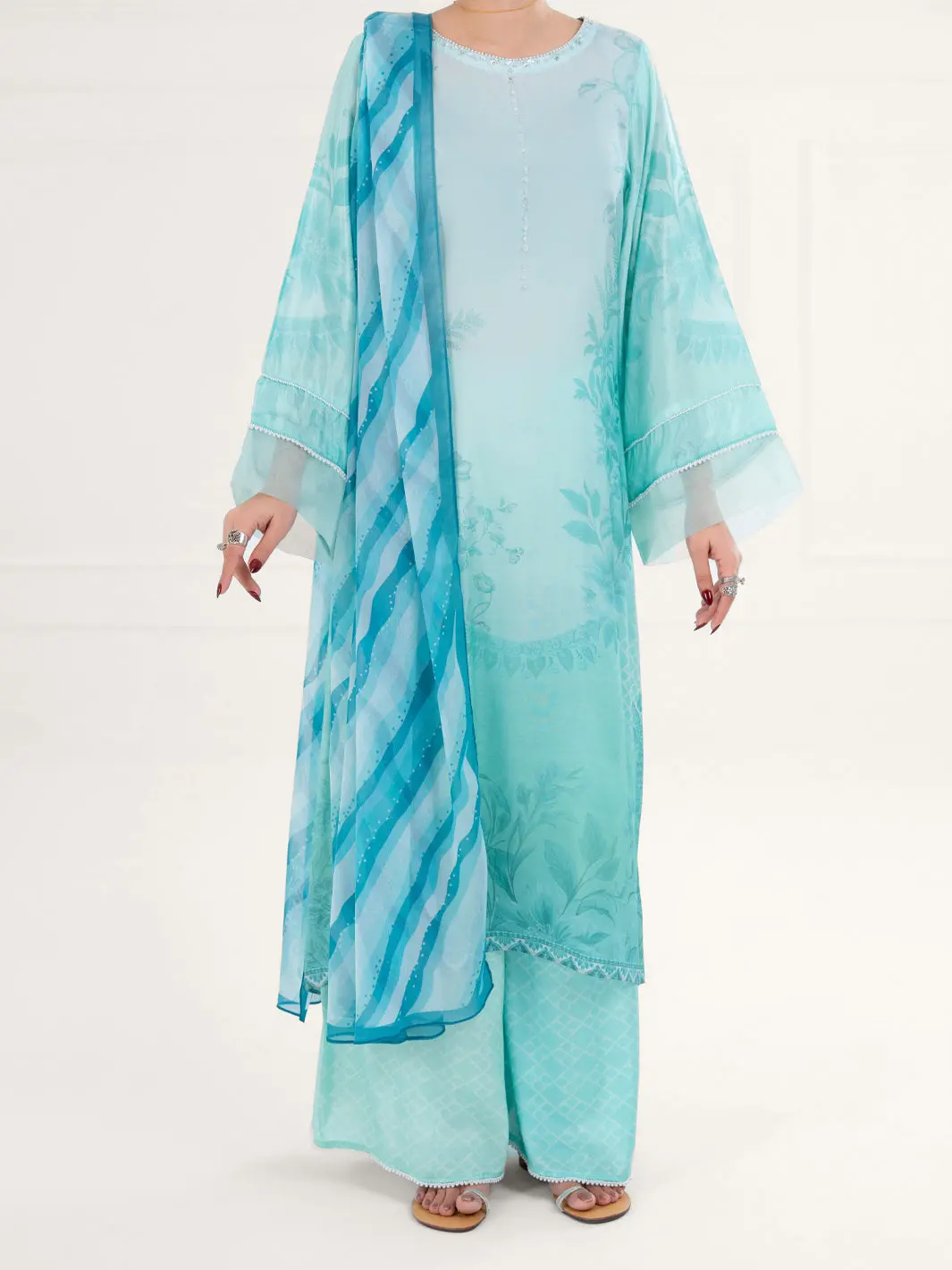 Ferozi Thai Silk 3Pc Stitched - Awp-3Ps-783 1