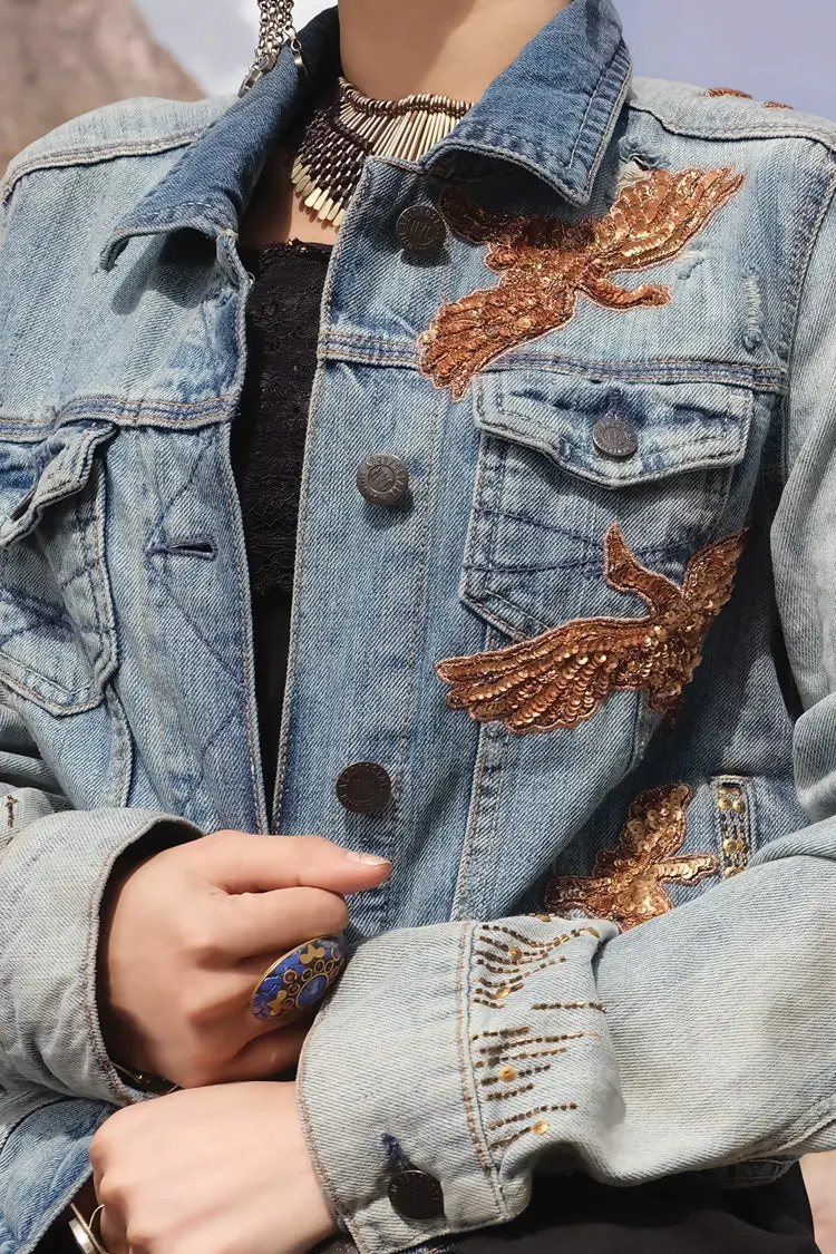 Blue Denim Jacket - Jt-244 1